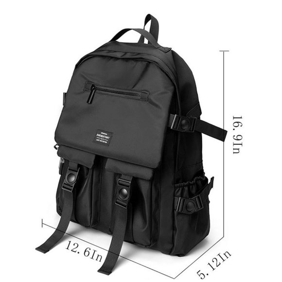 Men's Waterproof Oxford Backpack Shoulder Bag Travel School Laptop Bags … - Picture 4 of 8